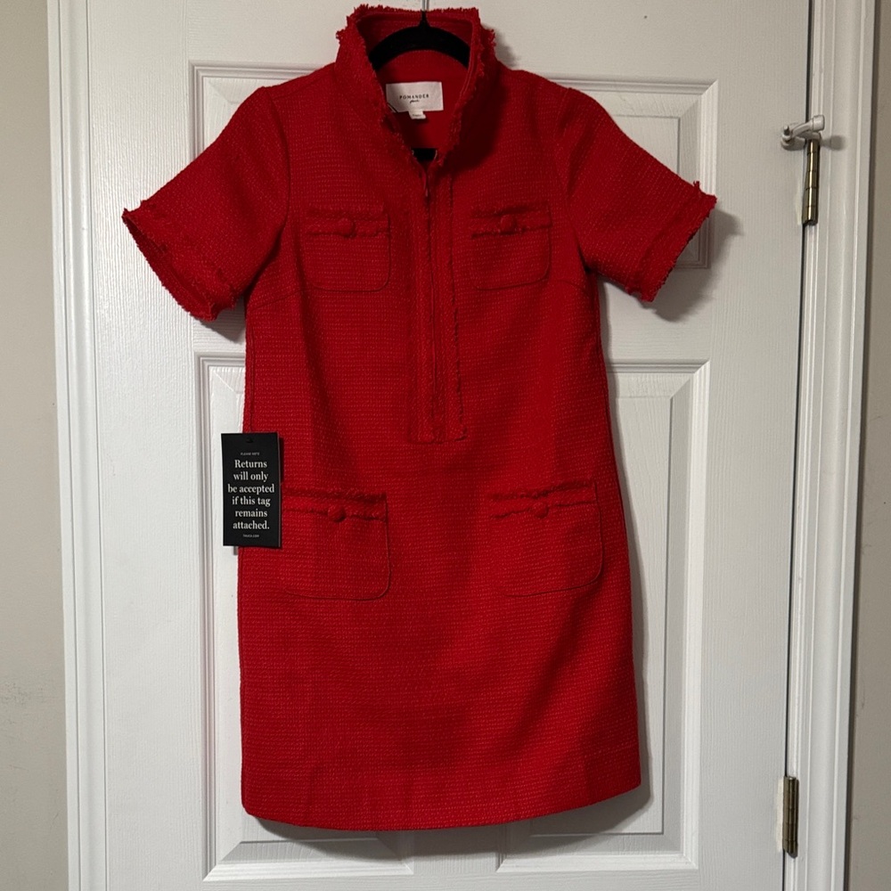 Tuckernuck Vibrant Red Mini Dress